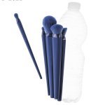 Pennelli Faro has launched a monomaterial cosmetic brush made from recycled water bottles