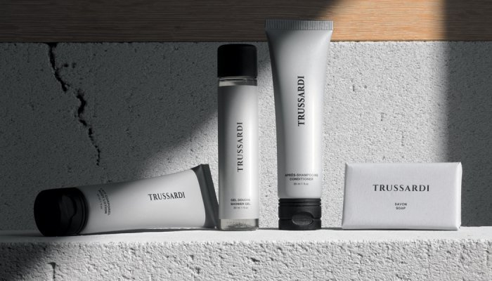 Groupe GM creates a sustainable luxury amenity line with Trussardi