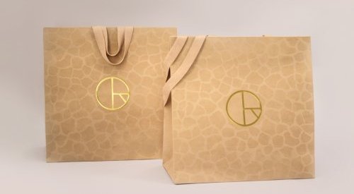 Rissmann : Un sac prestige 100% papier à l'effet suède et au toucher sensuel